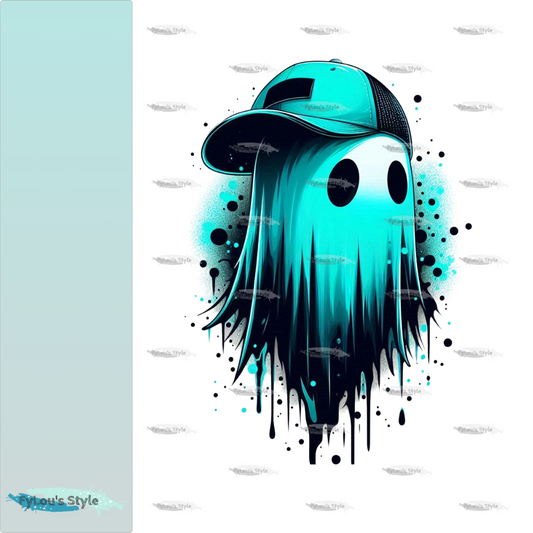 Bügelbild Mint Ghost #1