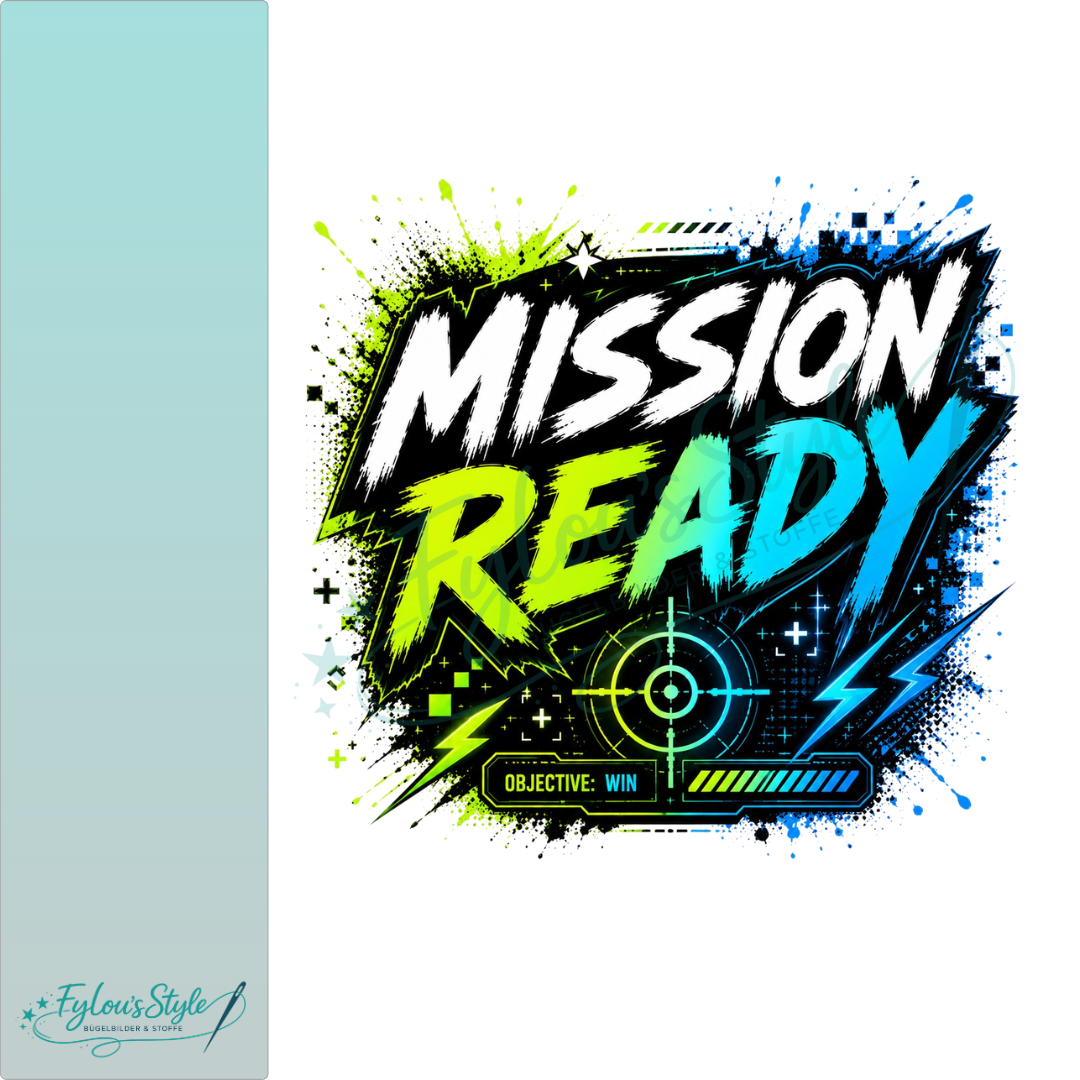 Bügelbild Mission Ready #1