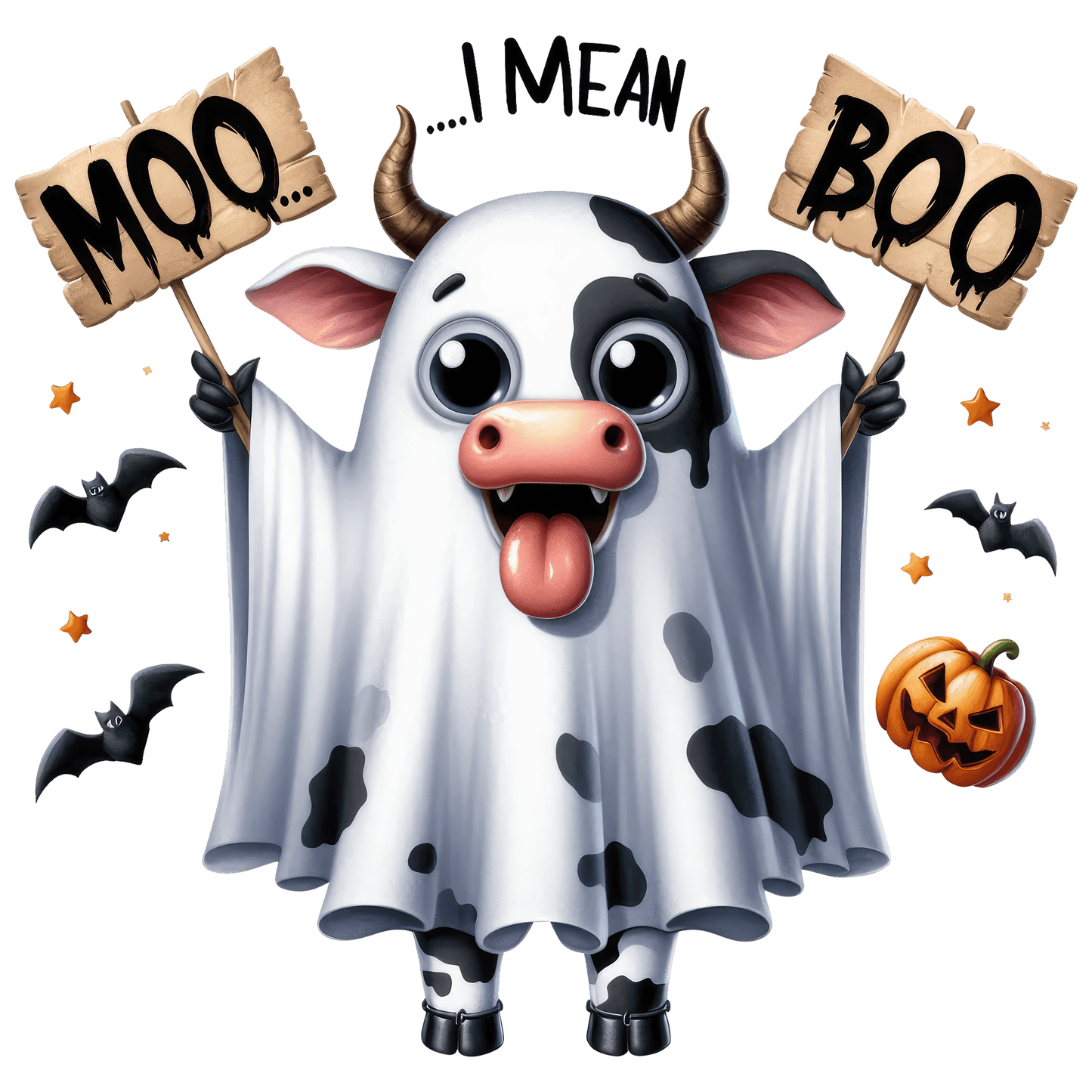 Bügelbild Moo... I Mean Boo