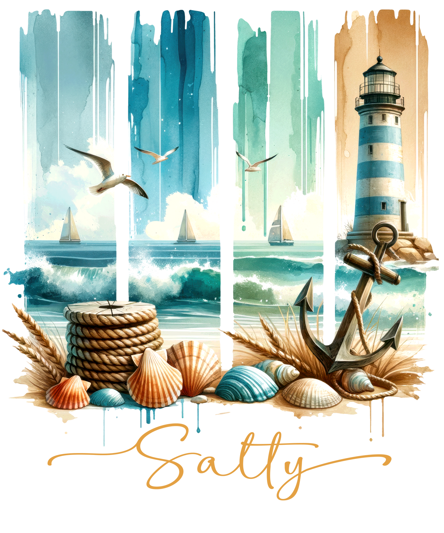 Bügelbild Streifen Motivwelt "Nautical"