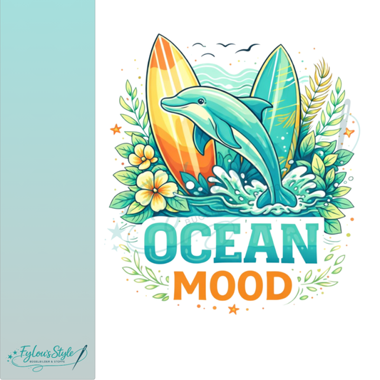 Bügelbild  Ocean Mood Delfin