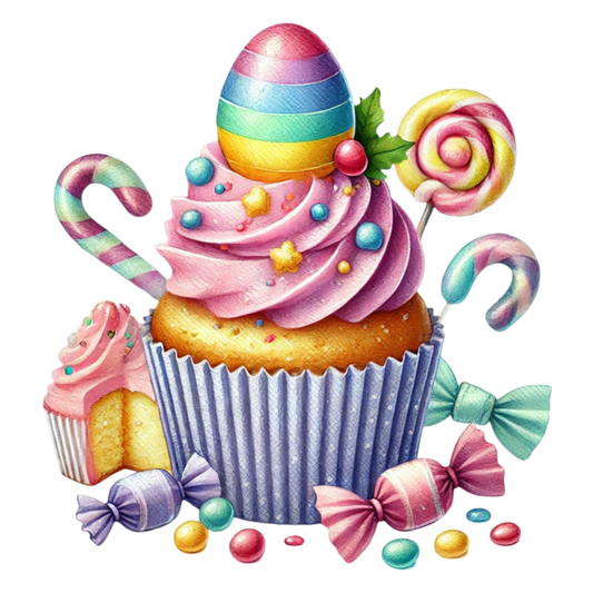 Bügelbild Oster Cupcake Fylou's Style