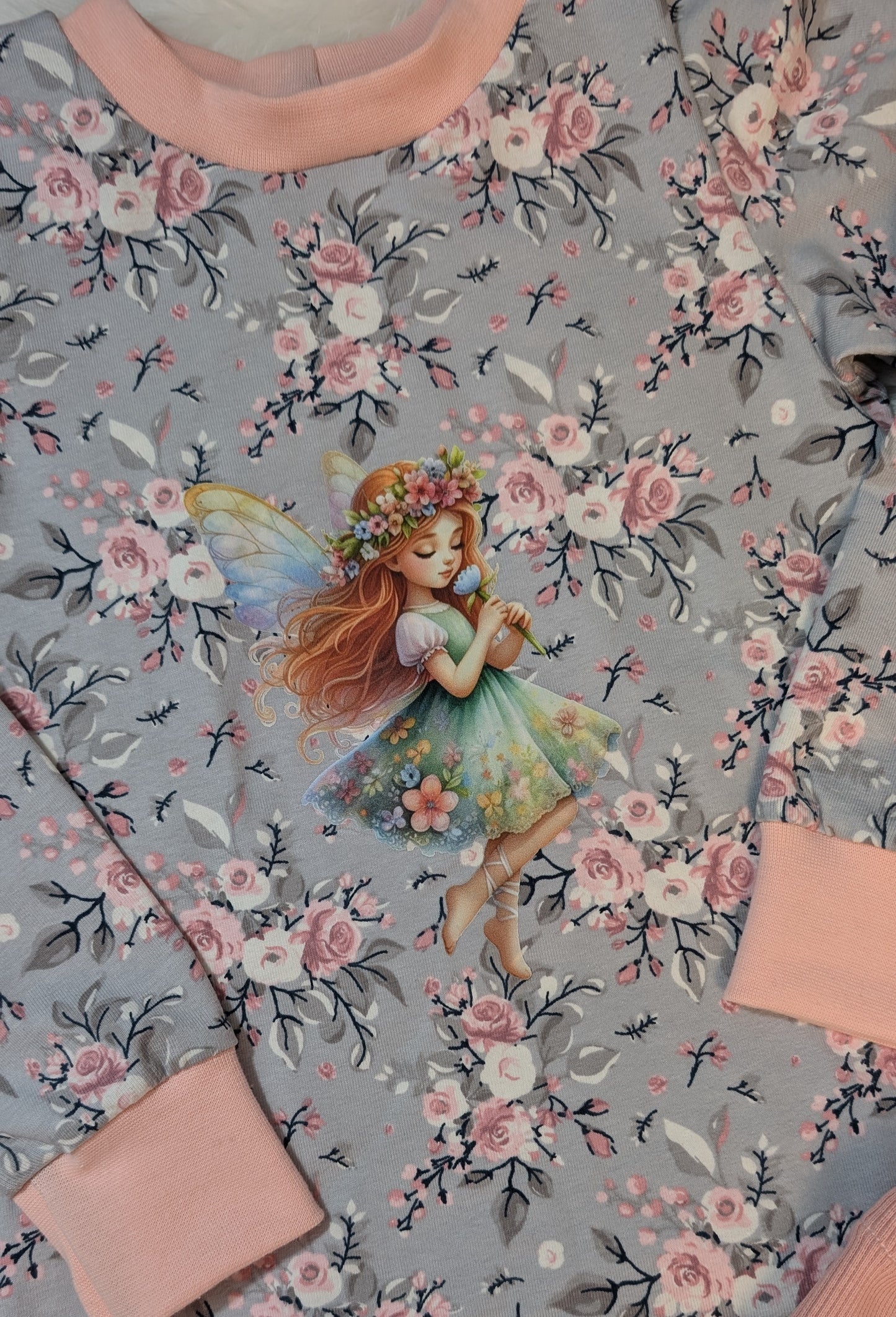 Iron-on image fairy with butterflies #4