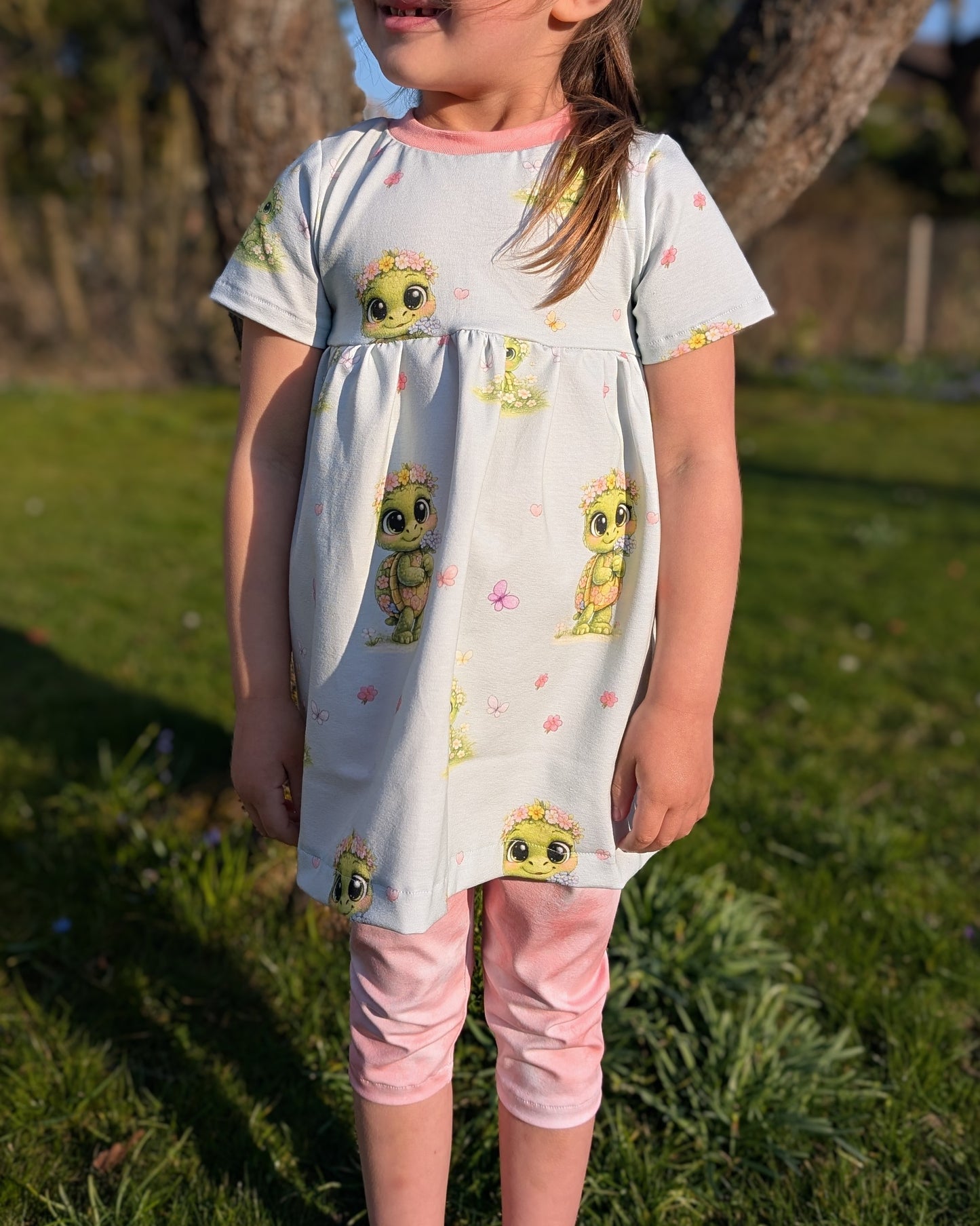 Kinderstoff Frühlingswiese Schildi Mint