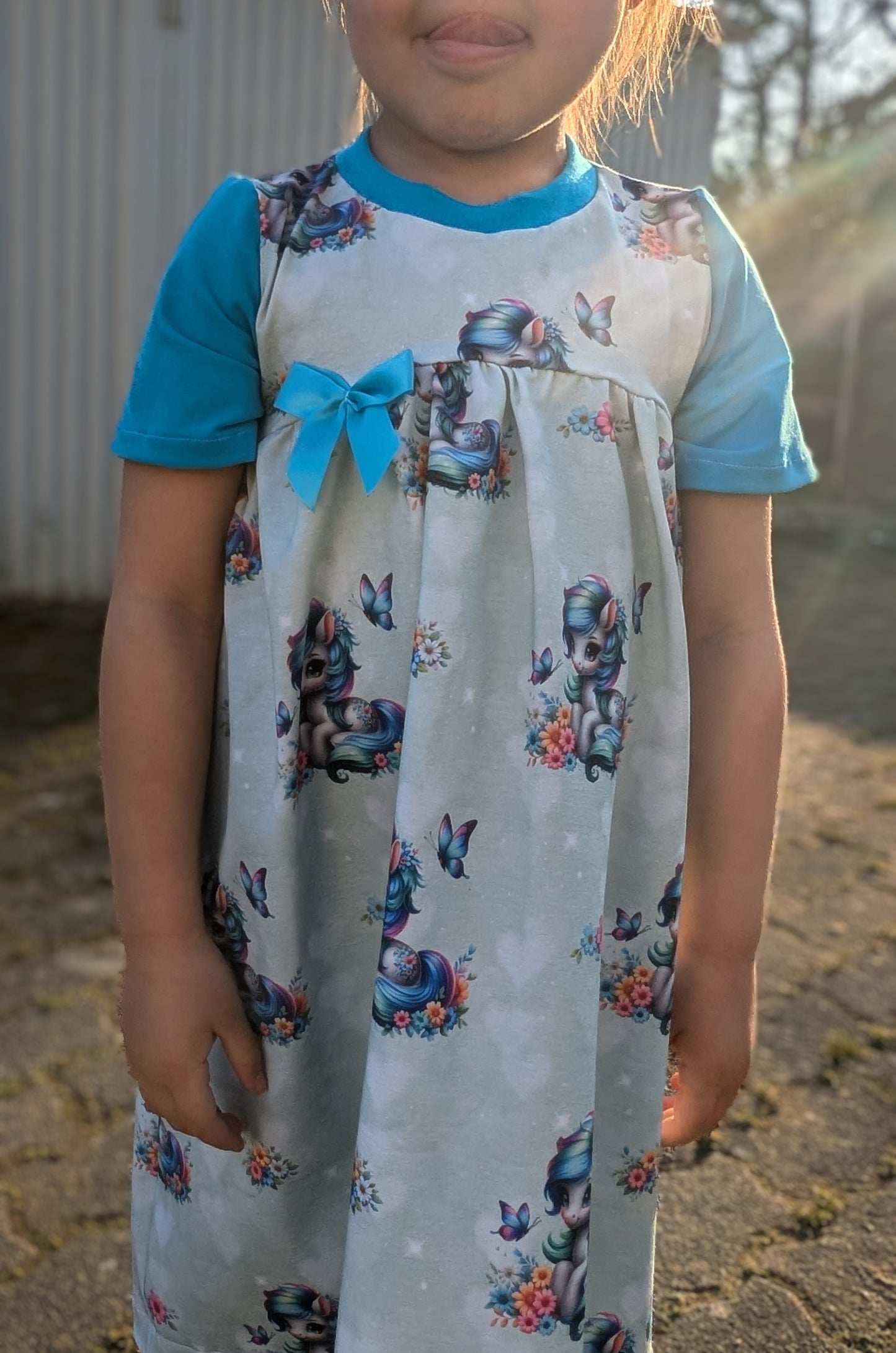 Bio Jersey Blumenzauber Pony *1m Stücke*