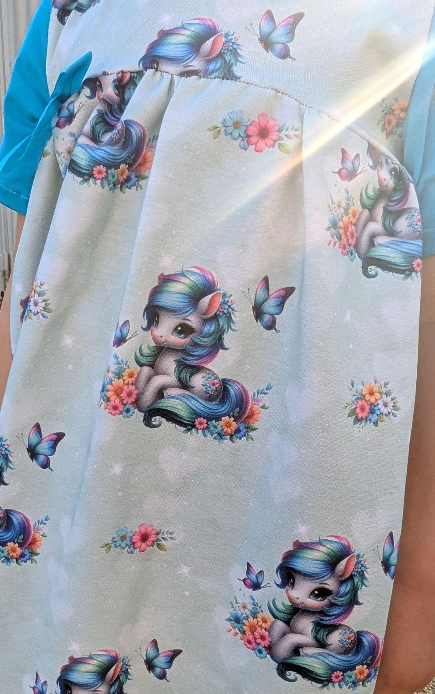 Bio Jersey Blumenzauber Pony *1m Stücke*