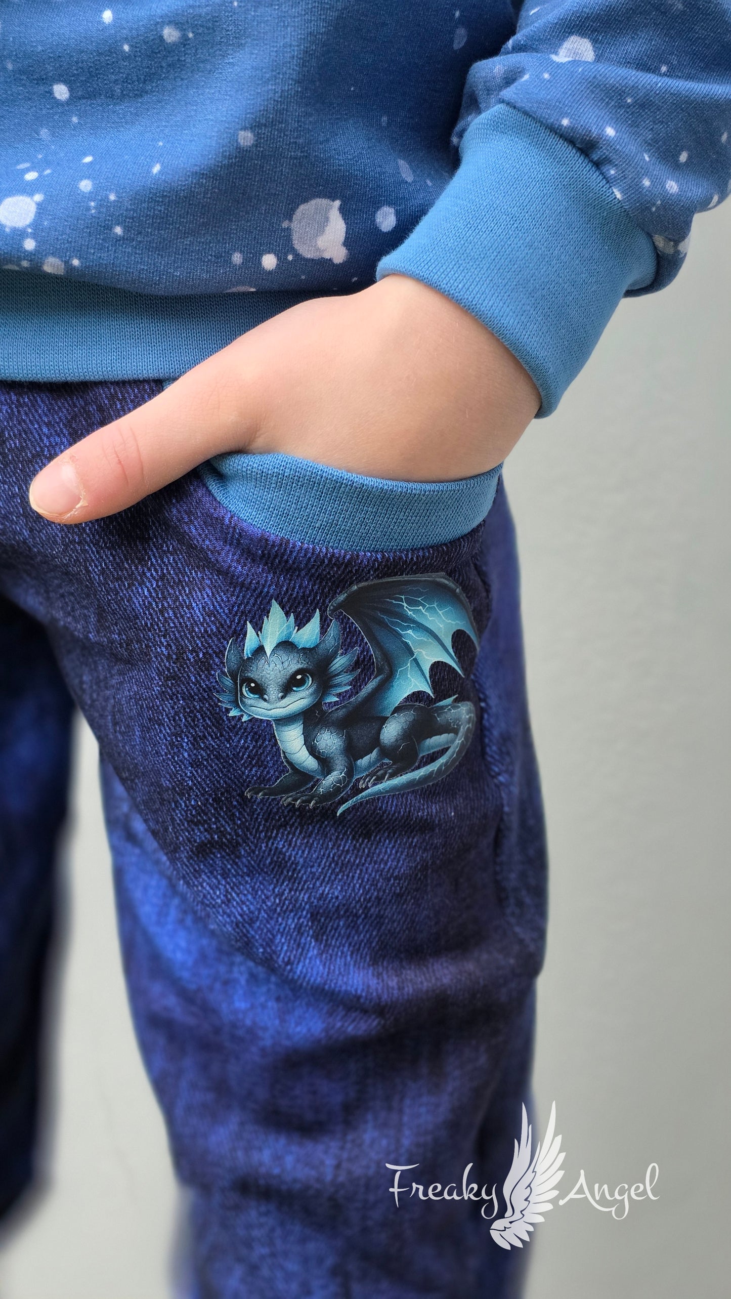 Bügelbild Elementar Drache #17