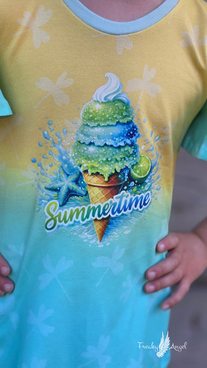 Bügelbild Summertime Eis