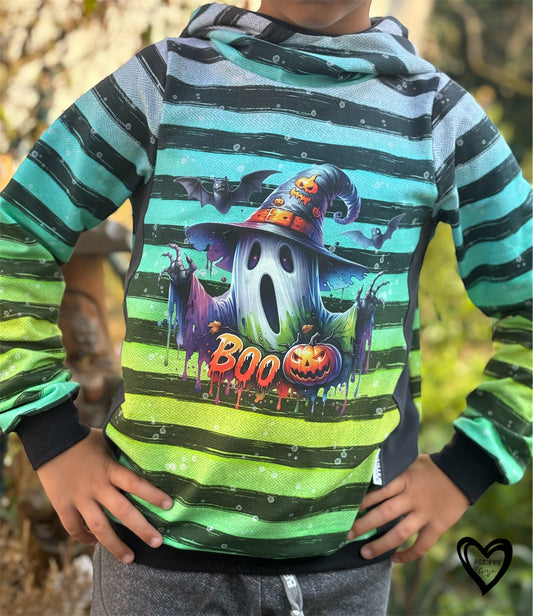 Bügelbild Halloween Spooky Ghost
