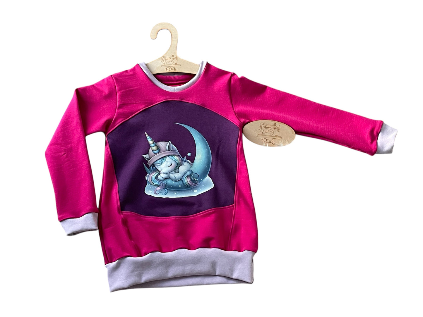 Bügelbild Einhorn schlafend im Mond #1 Fylou's Style