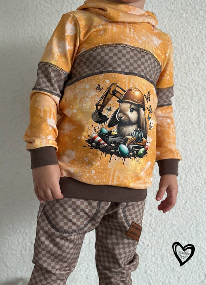 Bügelbild Bagger Hase #1 Fylou's Style