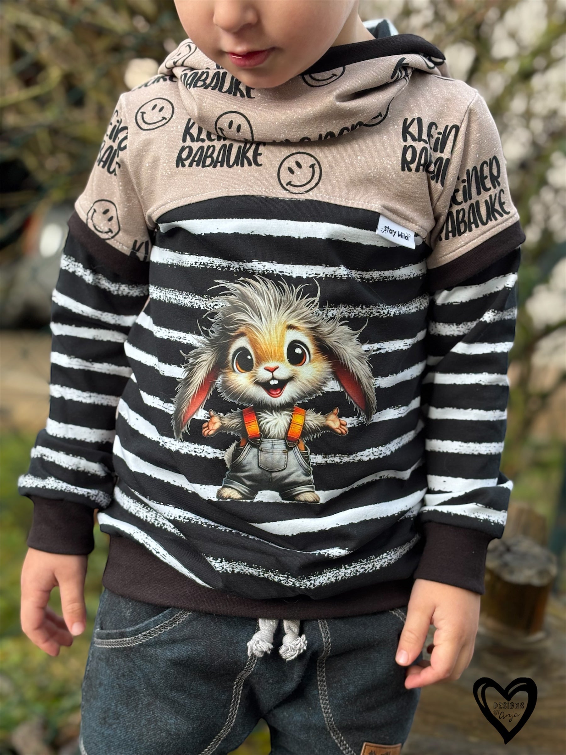 Bügelbild freche Hasen #4 Fylou's Style