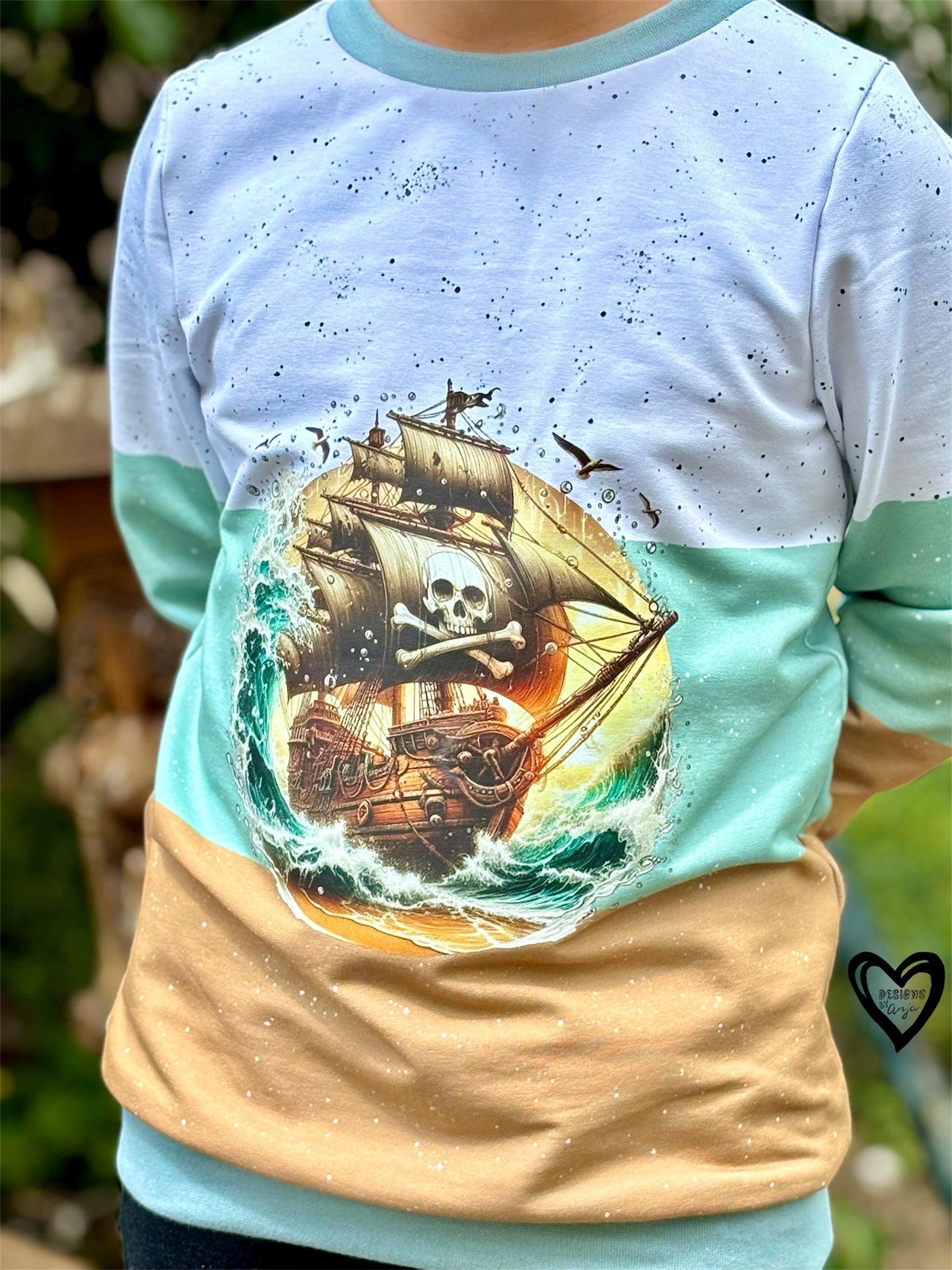 Bügelbild Piratenschiff #4 Fylou's Style