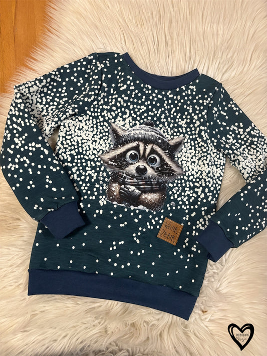 Bügelbild FrostBEULEN Waschbär #1