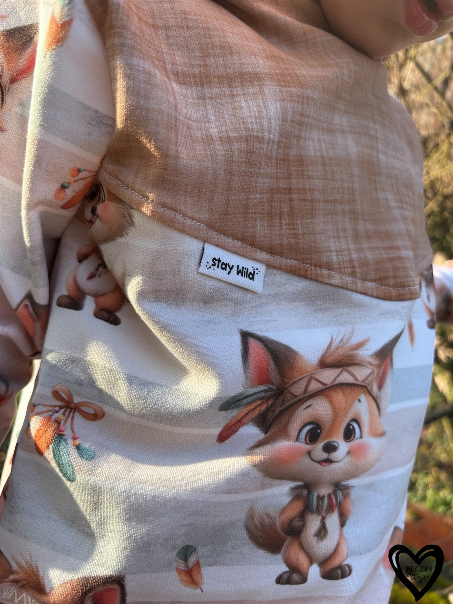 Ripp-Jersey Indianer Fuchs