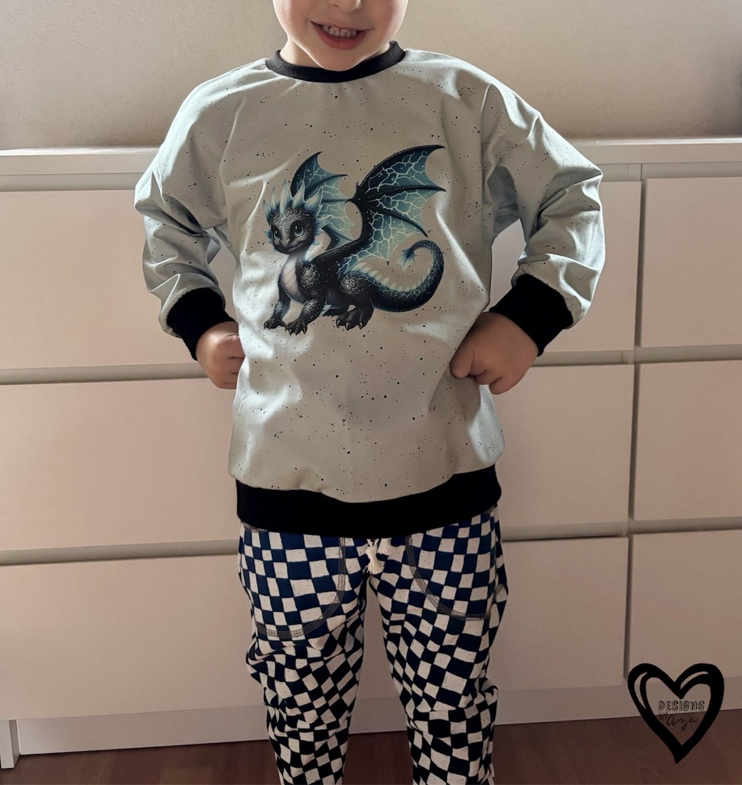 Bügelbild Elementar Drache #24