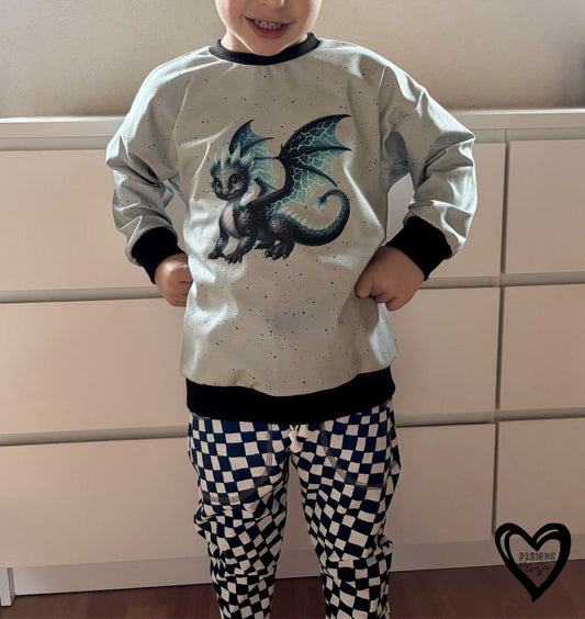 Bügelbild Elementar Drache #24