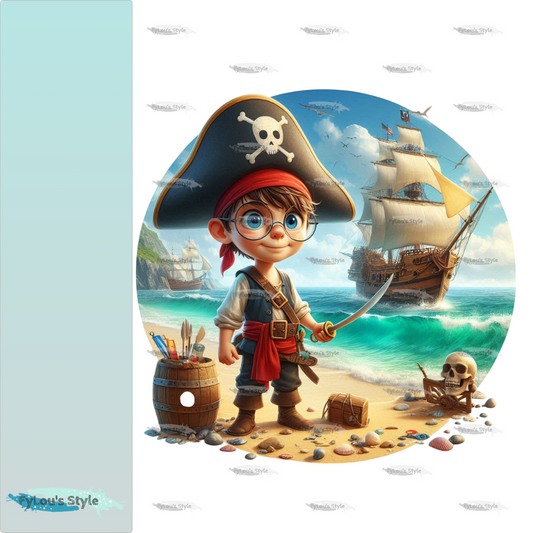 Bügelbild Piratenjunge #2 Fylou's Style