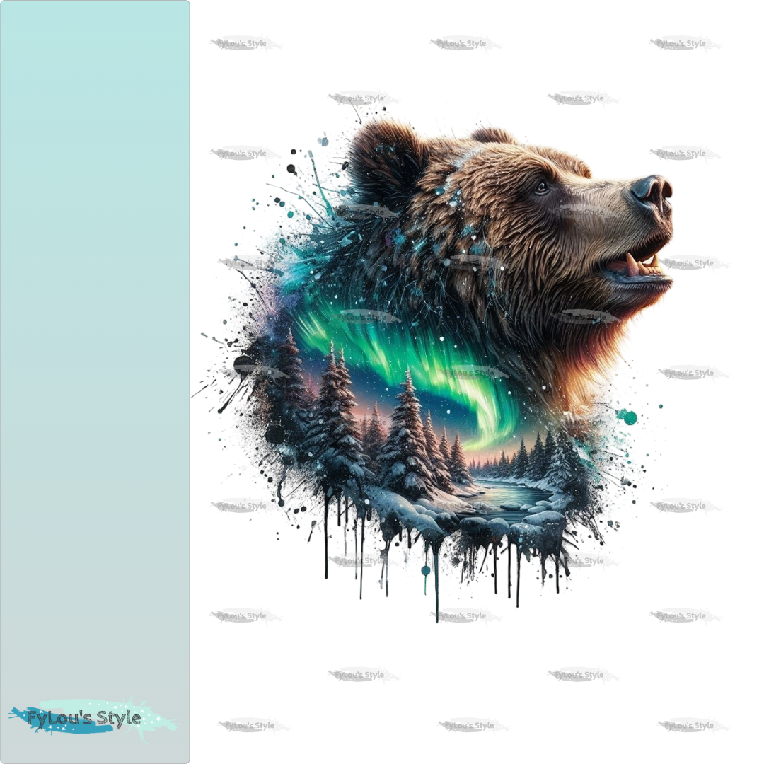 Bügelbild  Polarzauber Bär #7