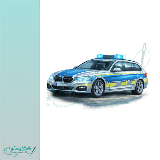 Bügelbild Polizei