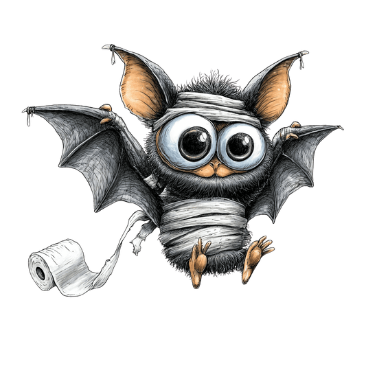 Bügelbild Quirky Fledermaus #10