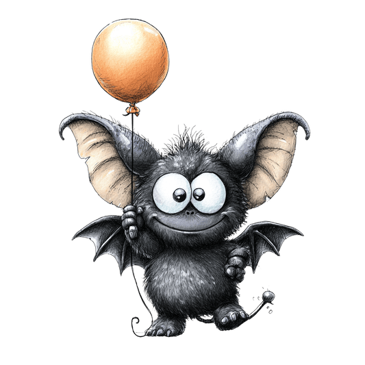 Bügelbild Quirky Fledermaus #9