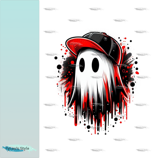 Bügelbild Red Ghost #1