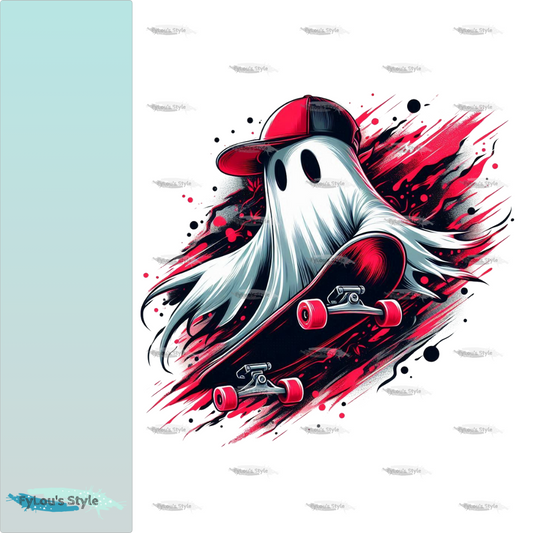 Bügelbild Red Ghost #4