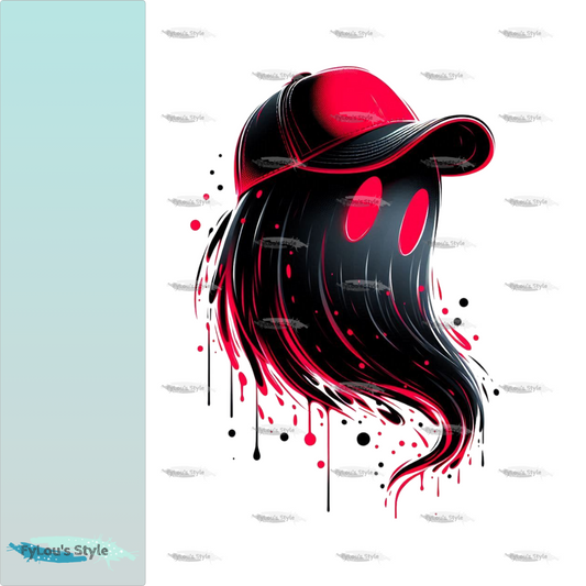 Bügelbild Red Ghost #5