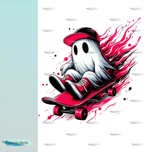 Bügelbild Red Ghost #6