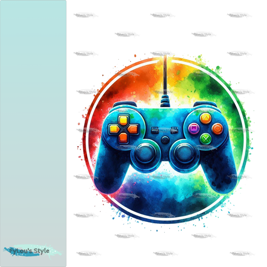 Bügelbild Regenbogen Controller #1 Fylou's Style