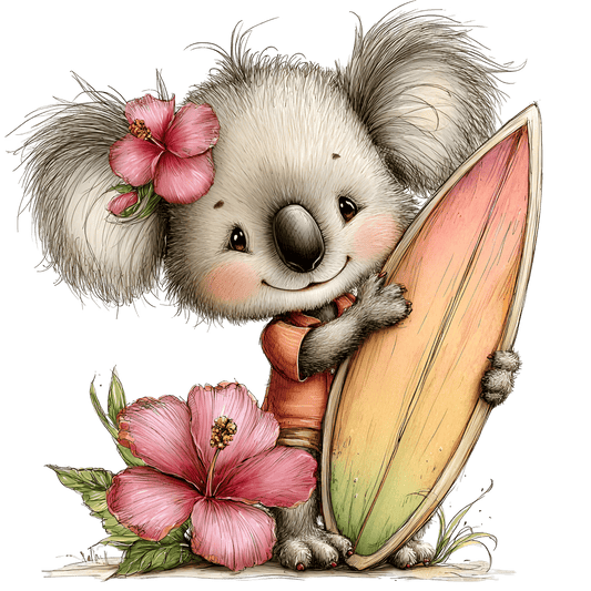 Bügelbild Sommer Koala #1