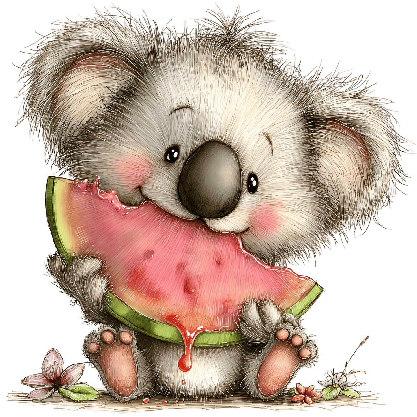 Bügelbild Sommer Koala #2