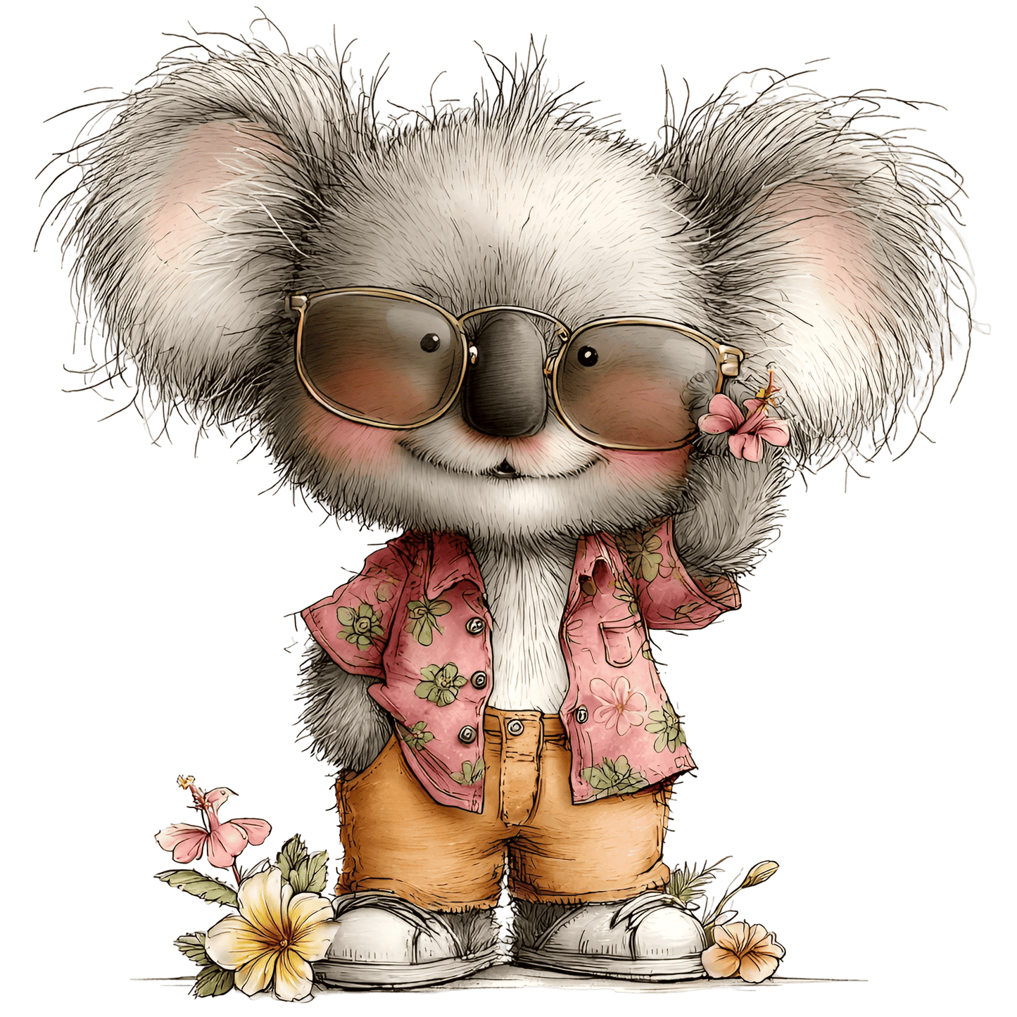 Bügelbild Sommer Koala #3