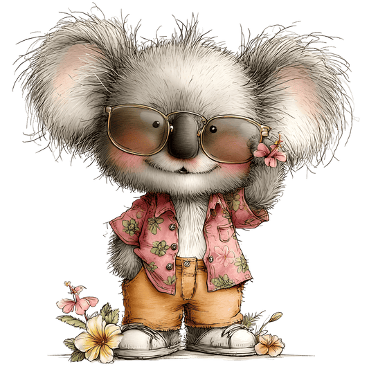 Bügelbild Sommer Koala #3