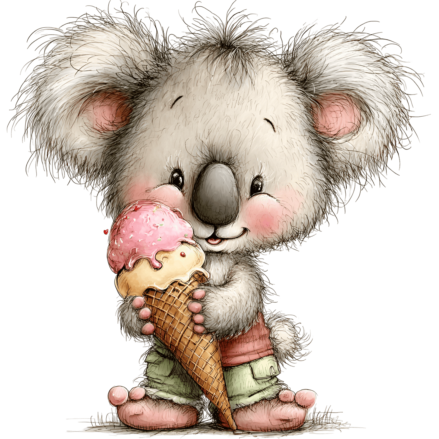 Bügelbild Sommer Koala #6
