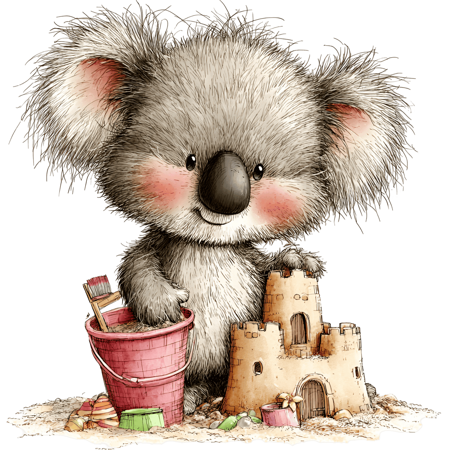 Bügelbild Sommer Koala #8