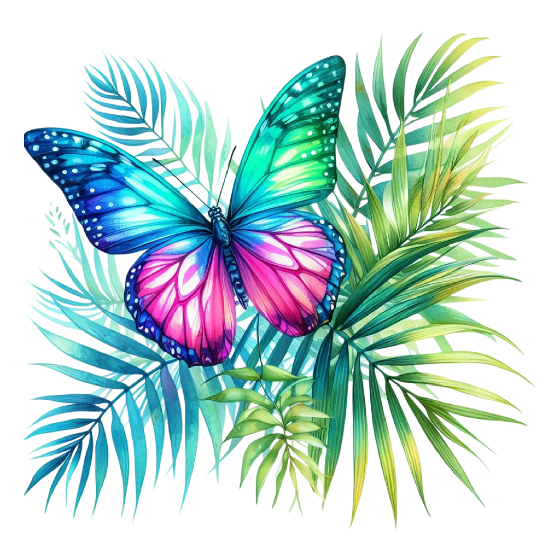 Bügelbild Sommer Schmetterling #10 Fylou's Style