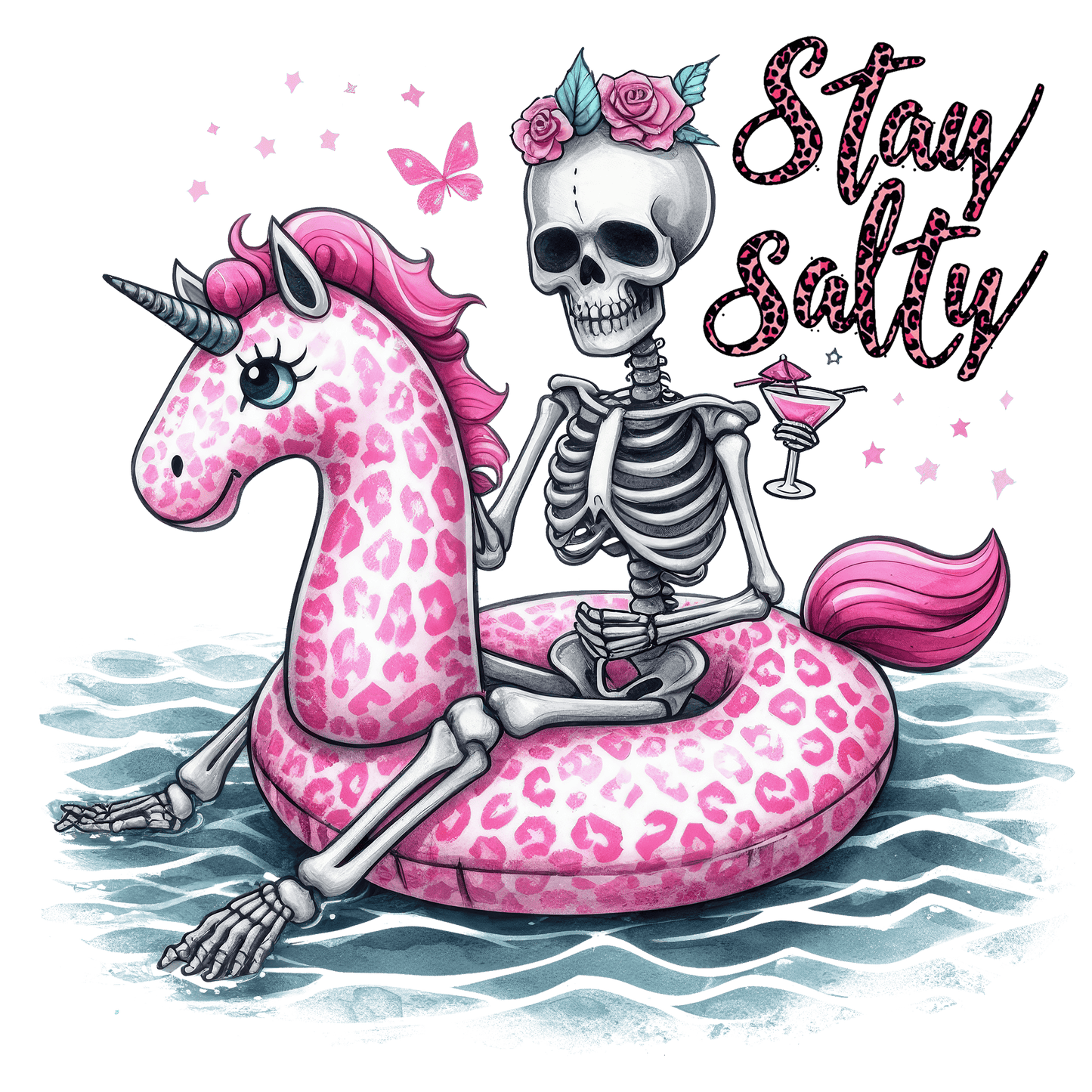 Bügelbild Stay Salty Fylou's Style