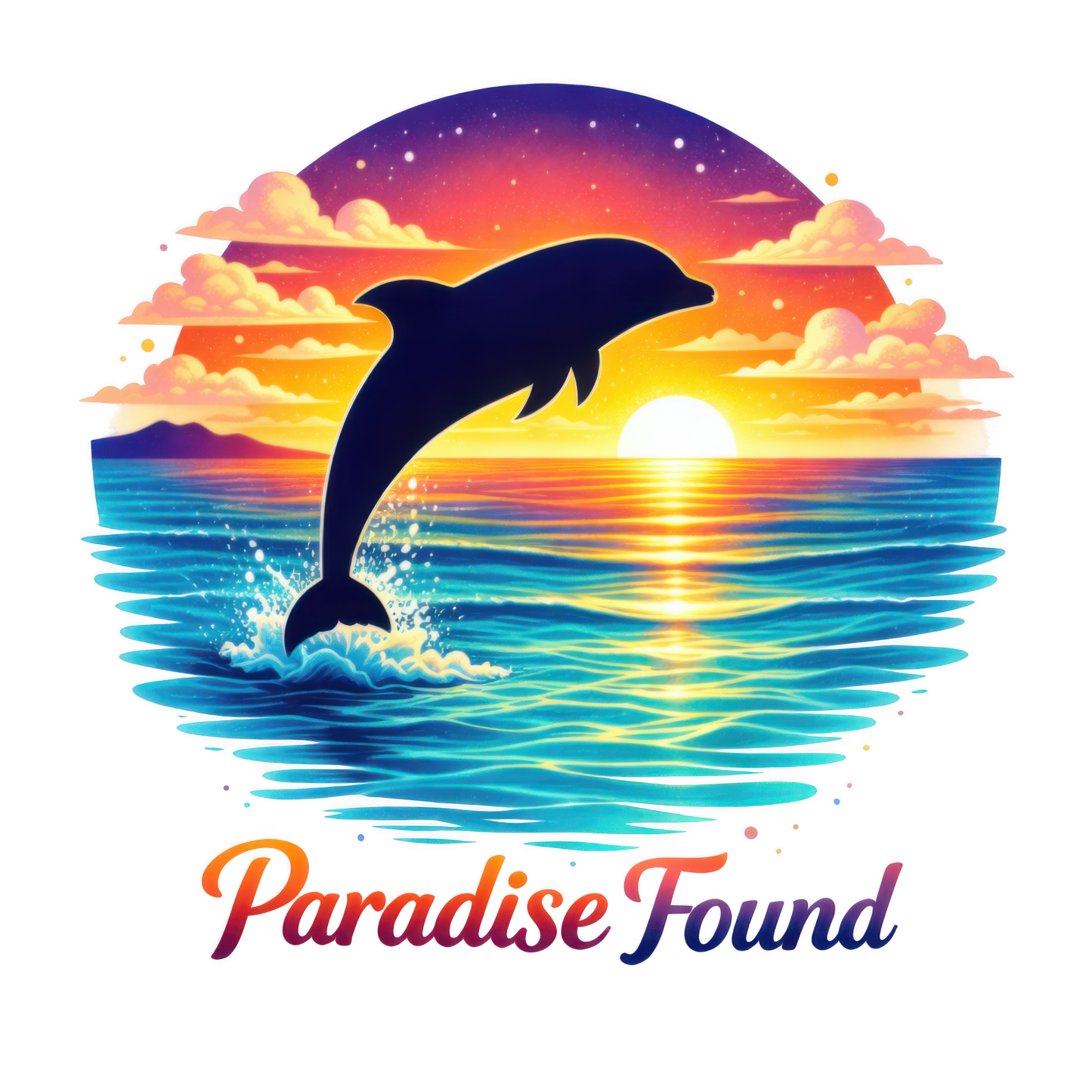 Bügelbild  Delfin Paradise Found
