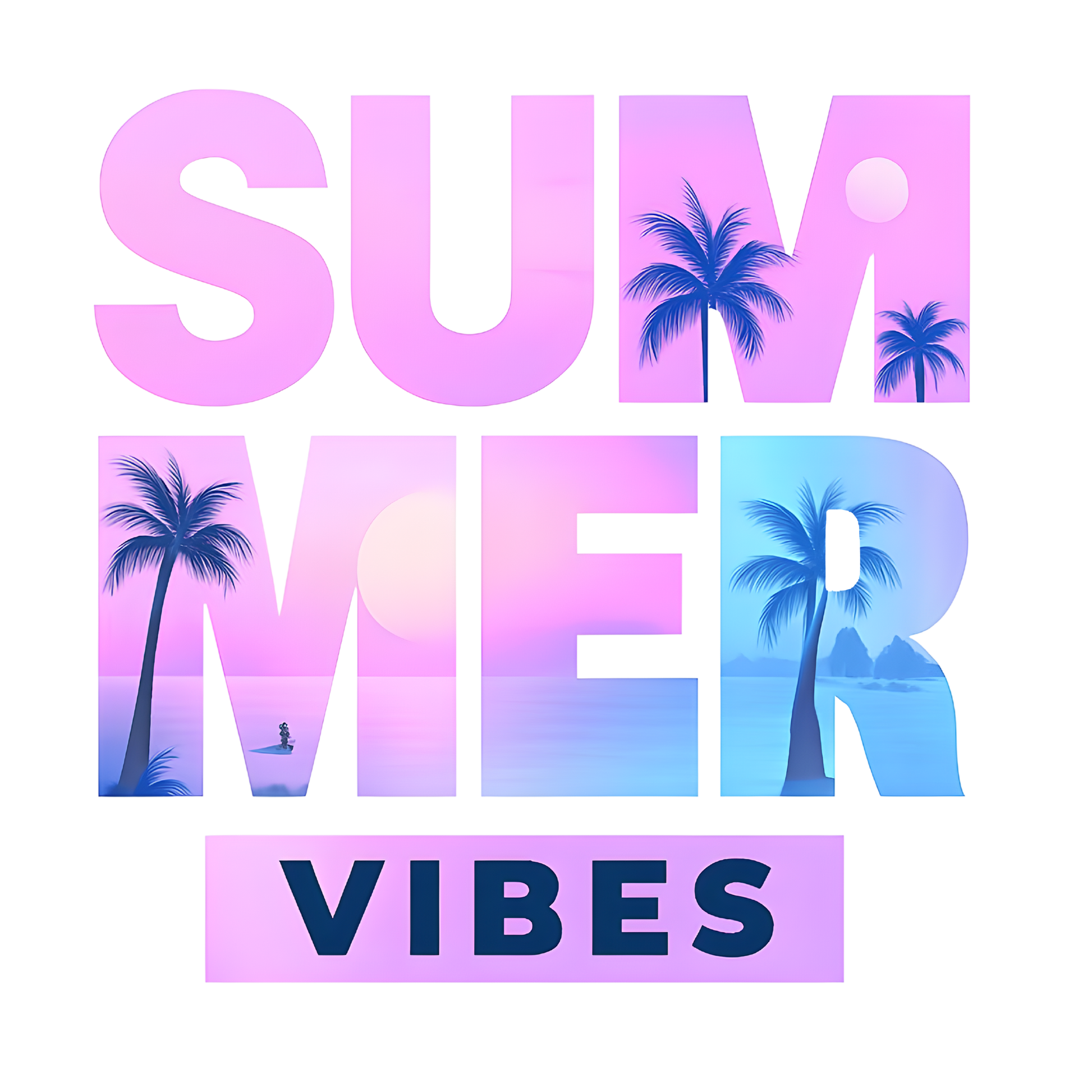 Bügelbild Summer Vibes #1 Fylou's Style
