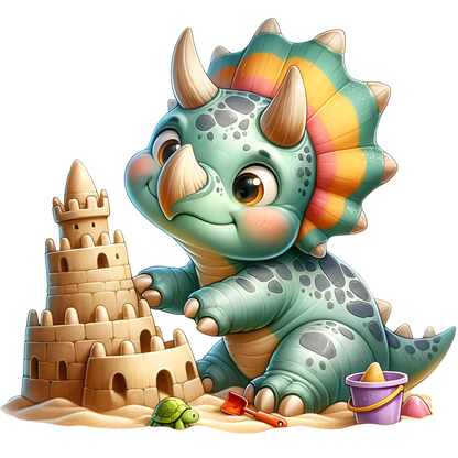 Bügelbild Dinos machen Urlaub #1 Fylou's Style