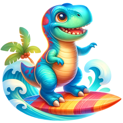 Bügelbild Dinos machen Urlaub #16 Fylou's Style