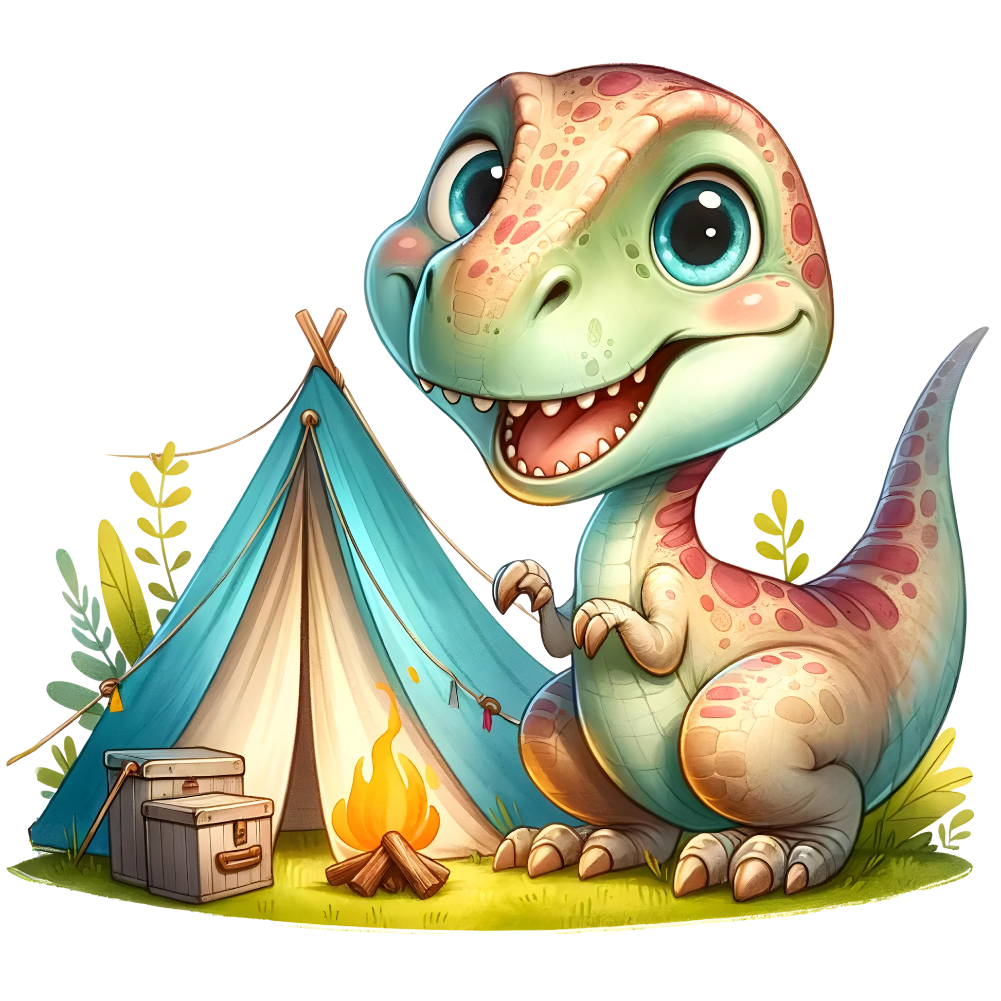 Bügelbild Dinos machen Urlaub #23 Fylou's Style