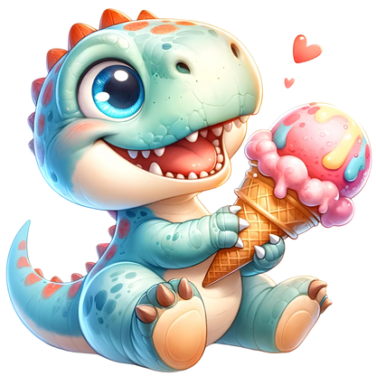 Bügelbild Dinos machen Urlaub #4 Fylou's Style