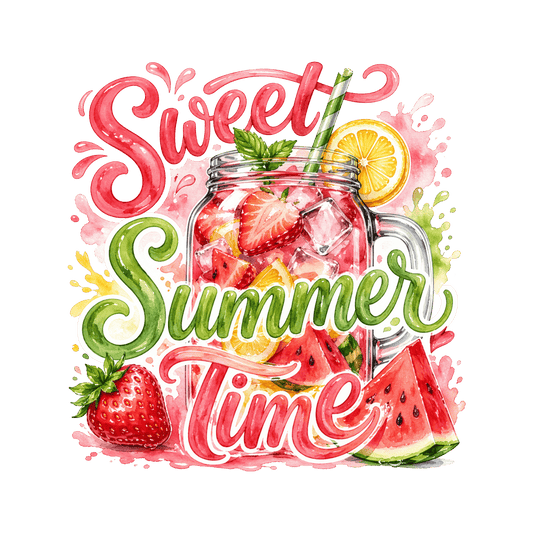 Bügelbild  Sweet Summer Time Fruits
