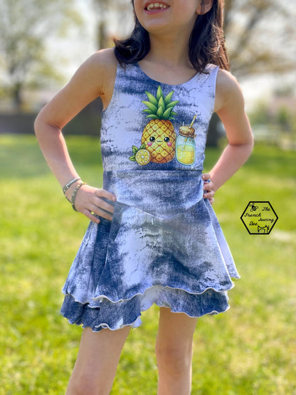Bügelbild süße Sommer Ananas #10 Fylou's Style