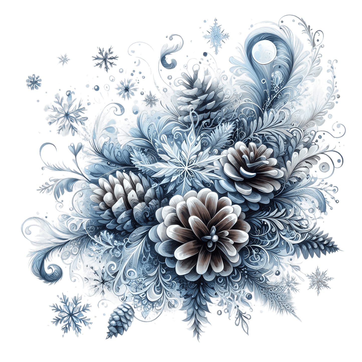 Iron-on image of a fox doing sports in winter