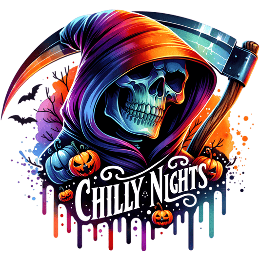 Bügelbild Halloween Grim Reaper