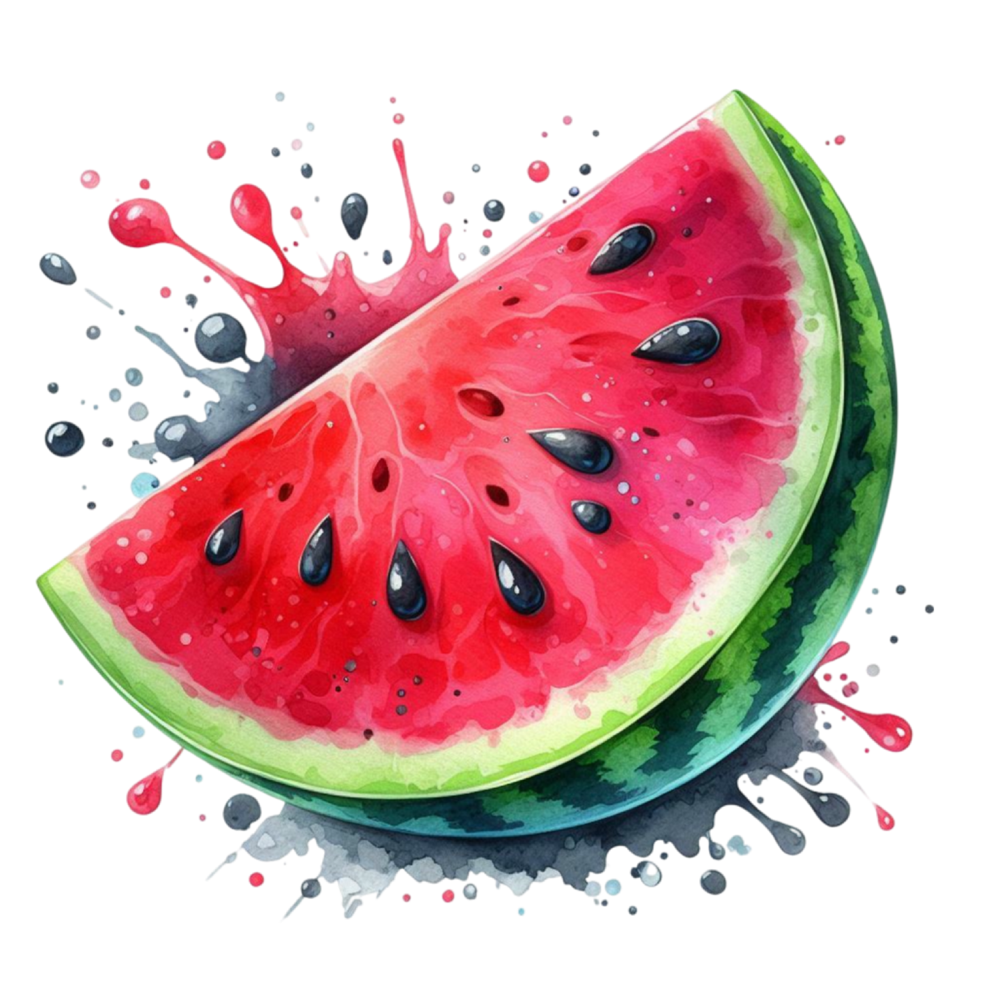 Bügelbild Watercolor Melone Fylou's Style